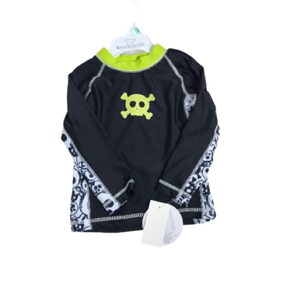NWT Crossbone Rashguard 2-Piece Swim Set - Picture 11 of 16